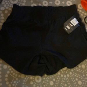 Cute, basic, black workout shorts.